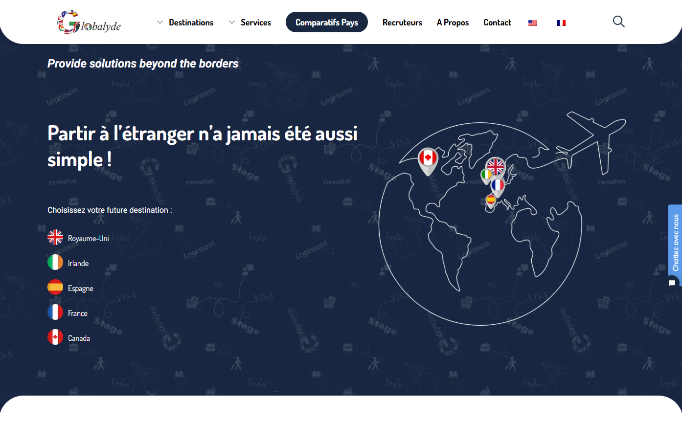 Page d'accueil